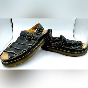 Vintage black Dr. Martens sandals size 7 unisex women’s men’s retro 90’s 2000s